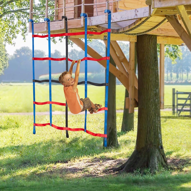 MONT PLEASANT Climbing Net for Kids Outdoor, Climbing Cargo Net, Playground Accessories, Kids Climbing Net Swingset Accessories for Jungle Gyms Playground Obstacle Course Training for Outdoor - Image 3